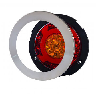 Horpol LED R&uuml;ckleuchte Chrom Lucy 122mm LZD 2423