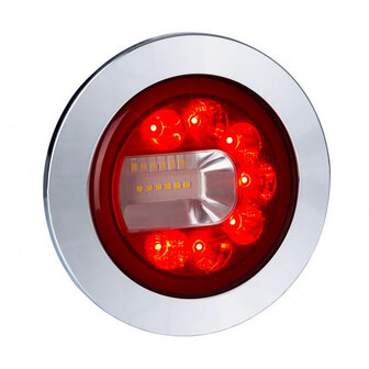 Horpol LED Nebel- R&uuml;ckfahrscheinwerfer Links Chrome LUNA LZD 2452