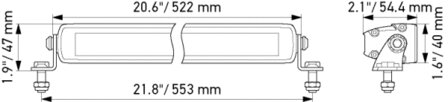 Hella LED Slim Lightbar 20&quot; | 1FJ 358 176-301