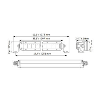 Hella Black Magic Slim LED Lightbar 32&quot; 81CM | 1GJ 358 197-311