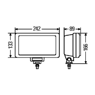 Hella Halogen-Fernscheinwerfer H1| 1FE 006 300-041