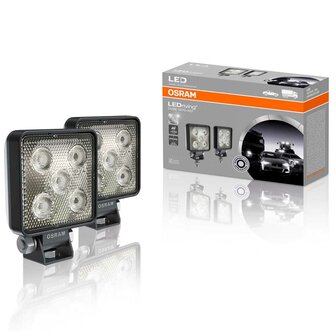 Osram Mini LED Arbeitsscheinwerfer Eckig VX70-WD 2 St&uuml;ck