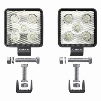 Osram Mini LED Arbeitsscheinwerfer Eckig VX70-WD 2 St&uuml;ck
