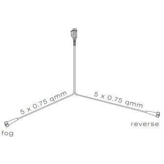 Asp&ouml;ck Kabelbaum 4 Meter mit 13-poliger Stecker