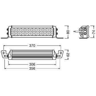 Osram LED Lightbar Kombi VX250-CB 30cm