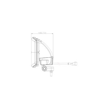 Boreman LED Fernscheinwerfer + Positionleuchte (AMP Superseal)