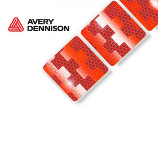 Avery V-6792 Reflexstreifen Rot | 50M