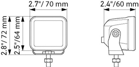 Hella LED Cube Set 2,7&quot; Fernscheinwerfer | 1FA 358 176-801