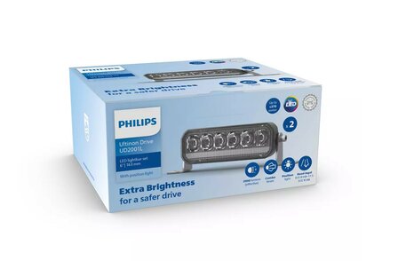 Philips Ultinon Drive 2001L LED-Lichtleiste + Tagfahlicht (Satz) 6&quot;