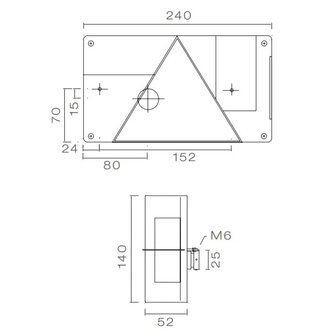 Asp&ouml;ck R&uuml;ckleuchte Multipoint 1 Rechts