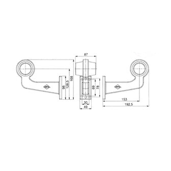Horpol LED Breite Modul Orange Graphite | MDP 2569/GRAPHIT/3M