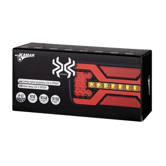 X-Spider LED-R&uuml;cklicht + R&uuml;ckfahrlicht | Rechts