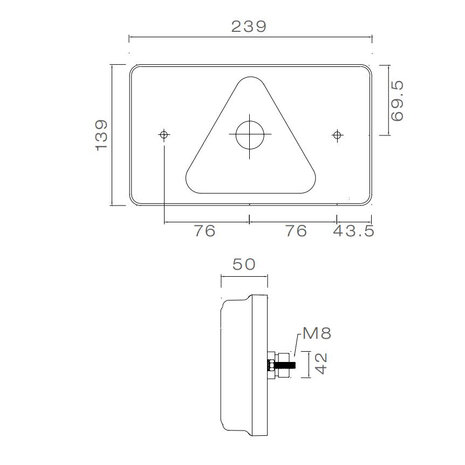 Aspöck Multiled Rückleuchte Links