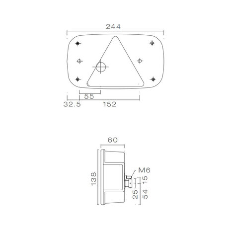 Aspöck Multipoint III Rückleuchte Rechts