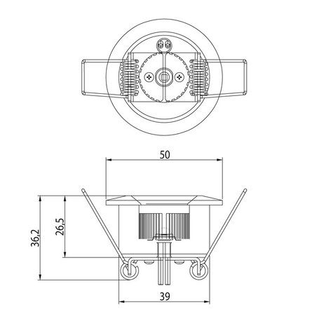 Dasteri LED Innenleuchte Einbau 1-Led