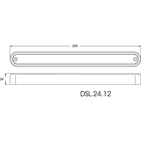 Dasteri LED Markierungslampe weiß für 24 Volt - mit 6 LED - All