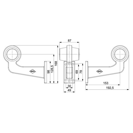 Horpol dänisch LED Begrenzungsleuchte Blinker + 5m Kabel