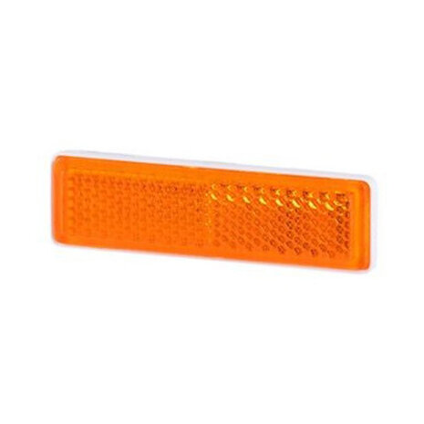 Horpol Reflektor Rechteckig mit Klebestreifen 69x19,5mm Orange