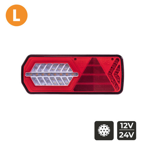 Dasteri DSL-5003TR LED Rückleuchte Links + Dreieck Reflektor