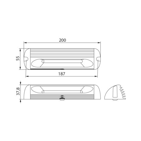 Dasteri LED Innenleuchte 20CM High Power