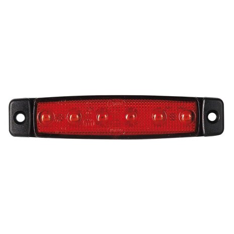 Dasteri LED Positionsleuchte Rot 12V