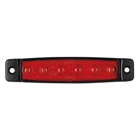 Dasteri LED Positionsleuchte Rot 12V