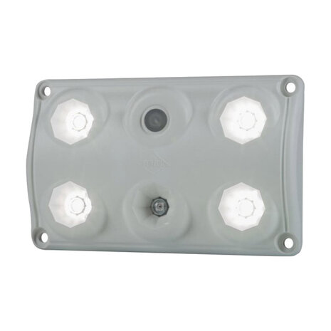 Horpol LED Innenleuchte Weiß/Rot dimmbar + Schalter LWD 2157