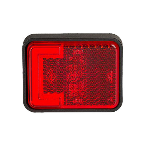 Horpol LED Positionsleuchte Rot + Reflektor NEON Look