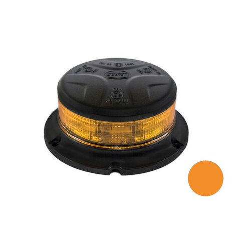 Dasteri LED Rundumleuchte Mit Schrauben Montage Orange