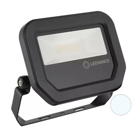 Ledvance 10W LED Fluter 230V Schwarz 6500K Kaltweiß