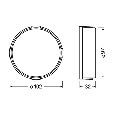 Osram Ledriving Scheinwerferkappe Set LEDCAP04