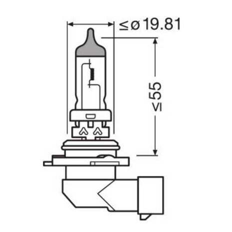 Osram HB4 Halogen Birne 12V 51W P22d Night Breaker Laser