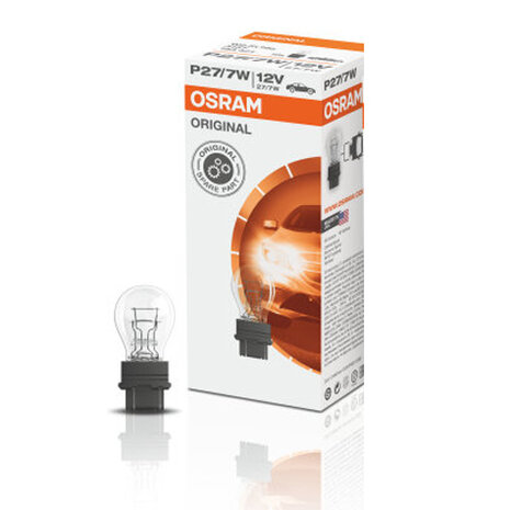 Osram P27/7W Glühbirne 12V W2.5x16q Original Line 10 Stück