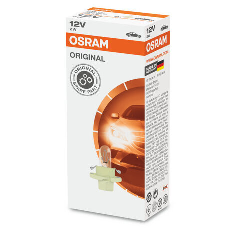 Osram Glühbirne BX8.4d 12V Original Line 10 Stück