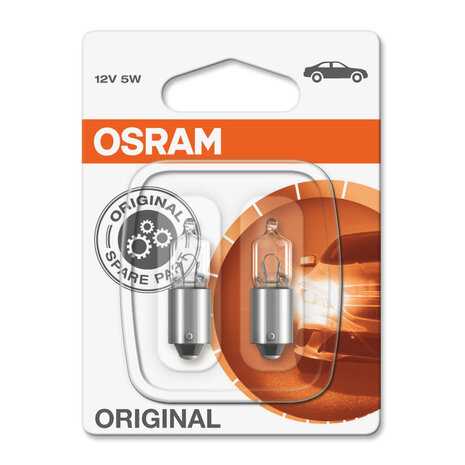 Osram Glühbirne 12V BA9s Original Line 2 Stück