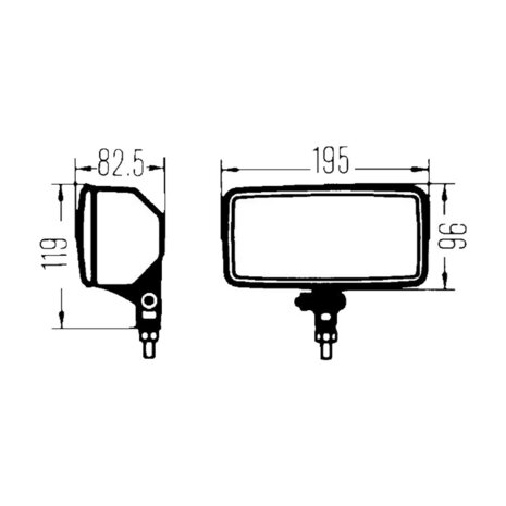 Hella Mistlamp Comet 550 zKap 12/24V H3 | 1ND 005 700-461