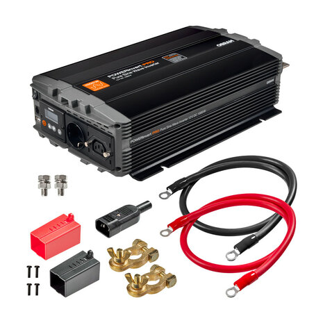 Osram 12V 2000W POWERinvert PRO Pure Sine Wave Inverter OEINVPAR20 RCD