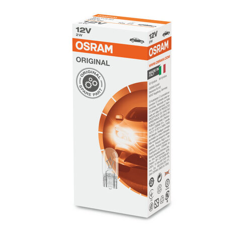 Osram Glühbirne 12V W2.1x9.5d Original Line 10 Stück