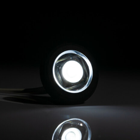 Fristom LED-Markierungsleuchte Einbau rund Weiss | FT-074 B LED