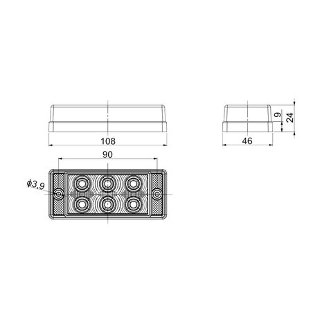 Horpol LED Nebelschlussleuchte Kompakt LPD 591