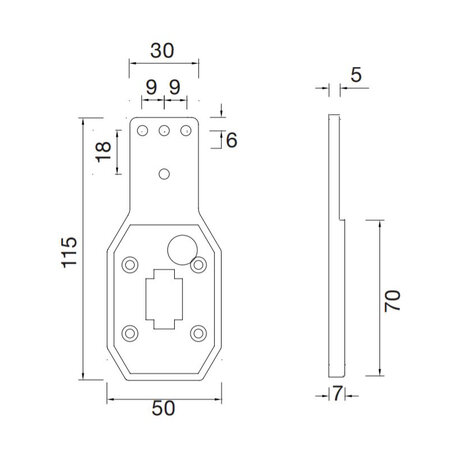 Aspöck Gummihalter für Aspöck Flexipoint 1