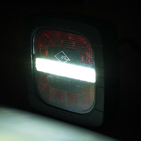 Horpol Roca LED Nebelschlussleuchte/Rückfahrscheinwerfer mit Halter