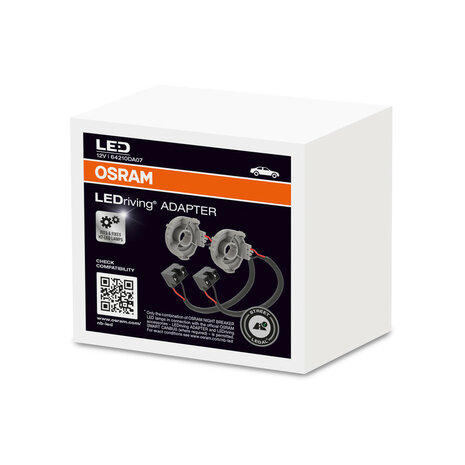 Osram H7 Ledriving Adapter Set 64210DA07