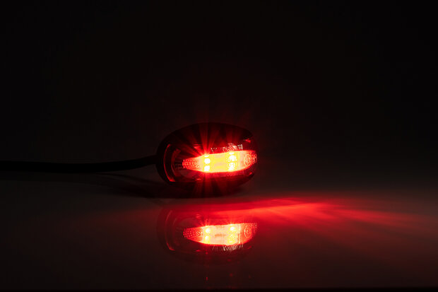 Fristom LED Positionsleuchte Rot Oval