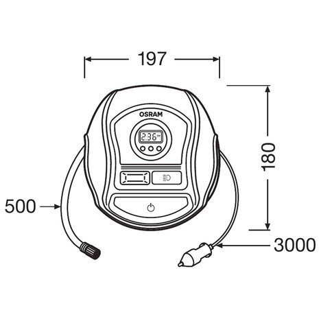 Osram TYREinflate 450 Reifenfüller