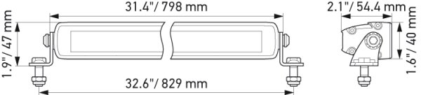 Hella LED Slim Lightbar 32" | 1FJ 358 176-311