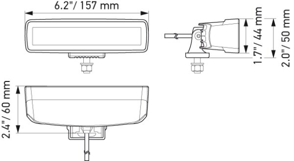 Hella LED-Mini-Lightbar 6,2" breit | 1FB 358 176-201