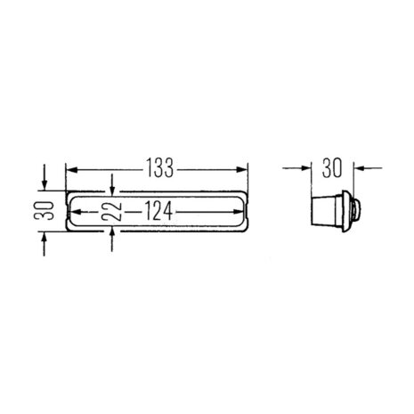 Hella Glühlampe Innenbeleuchtung + Schalter LKW | 2JA 001 357-002