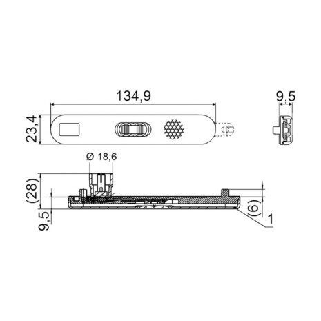 Hella LED Positionsleuchte Orange 24V | 2PS 009 226-031