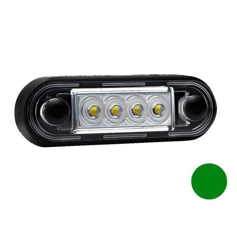 Fristom FT-073 N LED-Markierungsleuchte Grün Kurz